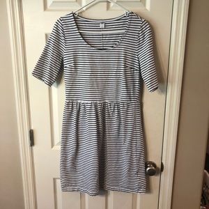 Cute Black and White Striped Dress